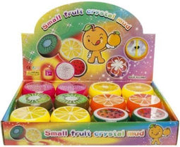 Jono Toys - Fruit Slijm - 2 potjes in fruitdoosje (2 stuks)