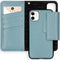 Selencia Hoesje Geschikt voor iPhone 11 Hoesje Met Pasjeshouder - Selencia Surya 2-in-1 Uitneembare Vegan Lederen Bookcase - Blauw