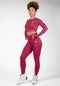 Gorilla Wear Hilton Seamless Long Sleeve - Crop top - Naadloos - Fuchsia - XS/S