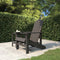 vidaXL - Tuinstoel - Adirondack - HDPE - antracietkleurig