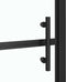 vidaXL - Douchedeuren - 81x195 - cm - gehard - glas - zwart