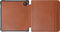 Lunso - Geschikt voor Kobo Libra 2 hoes (7 inch) - Lederen sleep cover - Cognac