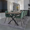 House Nordic Middelfart Eetkamerstoel Velvet Groen - Set van 2