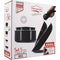 Kookgereiset - Inductie - MENASTYL - 6020437 - Antiaanbak aluminium - 5-delig - Afneembare handgr...