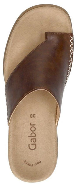 Gabor Dames Slippers - Best Fitting - Teentunnel - Bruin