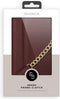 Selencia Hoesje Geschikt voor Samsung Galaxy A51 Hoesje Met Pasjeshouder - Selencia Tierra Uitneembare Slang Clutch - Donkerrood