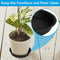 TStarJungle T002-Saucers-Black - Plantenschotels 24 cm - 5-pack (5 stuks)