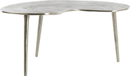 Light & Living Organische Bijzettafel Linos - 80 x 60cm - Nikkel