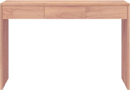 vidaXL - Wandtafel - 110x35x75 - cm - massief - teakhout