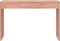vidaXL - Wandtafel - 110x35x75 - cm - massief - teakhout