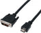 Nedis HDMI Kabel - HDMI Male naar DVI-D 24+1-Pins - 5 m - 1080p - Vernikkeld - Zwart