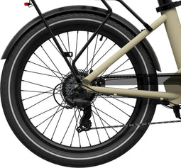 Achterwiel Evening V2 24 inch zwart