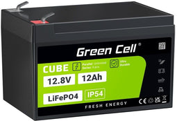 Green Cell LFPGC12V12AH - UPS-accu LiFePO4 12,8V 12Ah - Levensduur 10 jaar