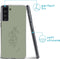 imoshion Hoesje Geschikt voor Samsung Galaxy S21 FE Hoesje Siliconen - imoshion Design hoesje - Groen / Floral Green
