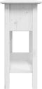 vidaXL - Wandtafel - BODO - 91x35x74 - cm - massief - grenenhout - wit