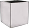 Mica Decorations Chaz Bloempot - 21x21cm - Keramiek - Zilver - 2 Stuks