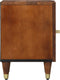 vidaXL - Nachtt - kastje - 40x33x46 - cm - Massief - Hout - Mango