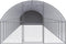 vidaXL - Kippenren - 3x16x2 - m - gegalvaniseerd - staal