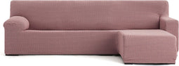 Hoes voor chaise longue met korte armleuning rechts Eysa JAZ Roze 120 x 120 x 360 cm
