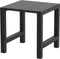 siesta vegas uitschuifbare bartafel – 100 / 140 cm – zwart