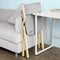Klapstoel - Opvouwbare keukenstoel - Berkenhouten frame - Gewatteerd comfort - Grijs