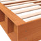 vidaXL - Bedframe - massief grenenhout - wasbruin - 100x200 cm