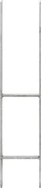 vidaXL Grondankers 6 st 12x6x60 cm gegalvaniseerd staal zilverkleurig VDXL_145306