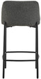 Rousseau Ella - Barstoel - Stof grijs - H 85 x B 37 x D 42 cm (set van 2)