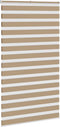 vidaXL - Zebra - Blind - 135x200 - cm - stofbreedte - 130,9 - cm - polyester - zandbruin