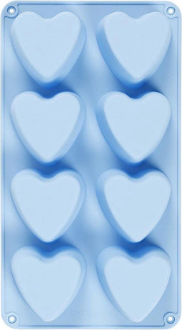 Silicone vormen, gatgrootte 70x60 mm, 100 ml, 1 stuk, lichtblauw