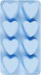 Silicone vormen, gatgrootte 70x60 mm, 100 ml, 1 stuk, lichtblauw