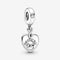 Pandora - 799294C01 - Hartjebedel Friends Forever met Zirkonia - Zilver