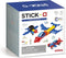 Stick-O City Voertuigenset - magnetisch speelgoed - 20 modellen - magneten speelgoed - baby blokken