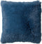 Dutch Decor FLUFFY - Kussenhoes 45x45 cm - superzacht - effen kleur - Provincial Blue - lichtblauw - met rits
