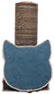 Tyrol - Horizontale krabpaal - Ecologisch gerecycled karton - Blauw - 44 x 22 x 21 cm