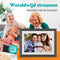 Pora&Co - Digitale fotolijst - WiFi met Frameo App - 10,1 inch HD IPS - Bruin