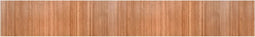 vidaXL - Vloerkleed - rechthoekig - 70x500 - cm - bamboe - naturel