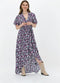 Colourful Rebel Very Scattered Flower Maxi Blazer Jurk - Blouse jurk - Wijduitlopende fit - Maat M