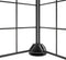 vidaXL - Huisdierenkooi - met - deur - 28 - panelen - 35x35 - cm - staal - zwart