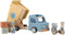 Little Dutch Kiepwagen - Houten vrachtwagen met werkende kiepbak - Geel (2 stuks)