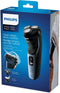 Philips 3000-Series - Wet & Dry Elektrisch Scheerapparaat - Baardtrimmer - Grijs Zwart