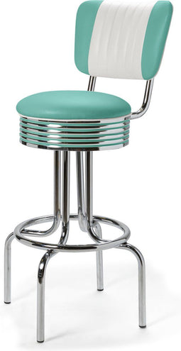 Bel Air Retro Barkruk BS-28CB Turquoise