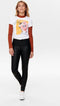ONLY ONLHUSH LIFE MID SK COAT ANK 019 NOOS - Dames Broek - Skinny - Zwart