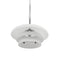 Dyberg Larsen AVA Pendant - Hanglamp D20 cm - Opal glas met chroom