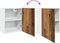 vidaXL - Hangkast - 50x31x60 - cm - bewerkt - hout - oud - houtkleurig