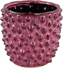 PTMD Marel Bloempot - 15 x 15 x 14 cm - Keramiek - Rood