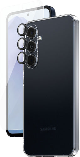 PanzerGlass SAFE. - Samsung Galaxy A55 5G - 3-in-1 Bundle Hoes + Screen Protector + Lens Protector