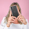 imoshion Hoesje - Geschikt voor OnePlus Nord 2 - Design hoesje - Hearts All Over Black