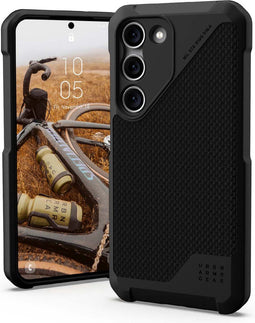 UAG Metropolis LT Backcover geschikt voor Samsung Galaxy S23 hoesje - Kevlar Black