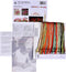 Thea Gouverneur - Borduurpakket met telpatroon - 2062A - Voorgesorteerde DMC Garens - Oranje Klaprozen - Aida - 45 cm x 47 cm - DIY Kit